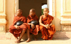 Monks at Bagan
