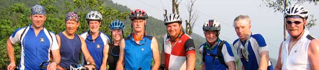 Cycling in Mai Chau, Vietnam