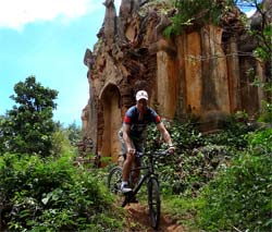 Myanmar biking tours