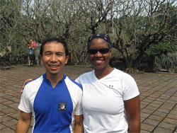 Lisa and Sinh, Cycling Hue Vietnam