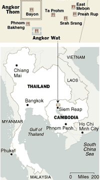 Map of Cambodia