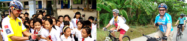 Cycling in Mai Chau, Vietnam