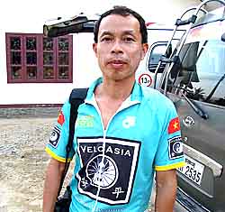 Chit Philavanh of VeloAsia in Laos