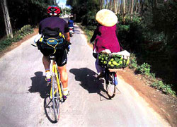 Biking in Hoi An, Vietnam